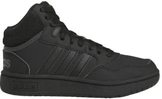 (Grade School) adidas Hoops Mid J 'Black Grey' HR0228 (Grade School) adidas Hoops Mid J 'Black Grey' HR0228