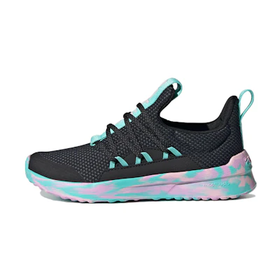 (GS) adidas Lite Racer Adapt 5.0 J 'Black Flash Aqua Camo'