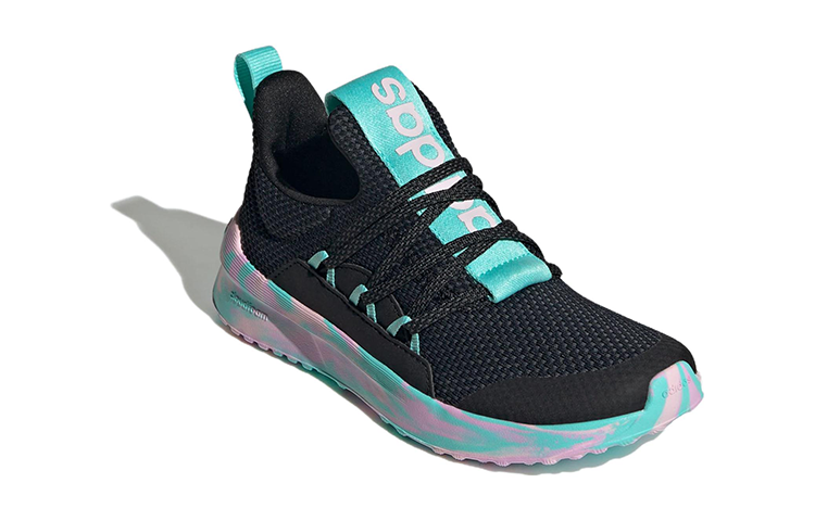 Lookbook (Grade School) adidas Lite Racer Adapt 5.0 J ''Schwarz Flash Aqua Camo'' IG5399