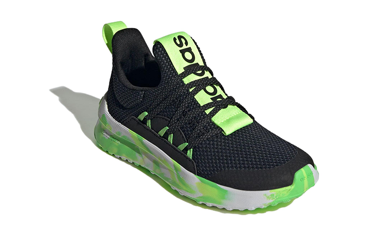 Lookbook adidas Lite Racer Adapt 5.0 J ''Zwart Lucid Lemon Camo'' (Grade School) IG2490