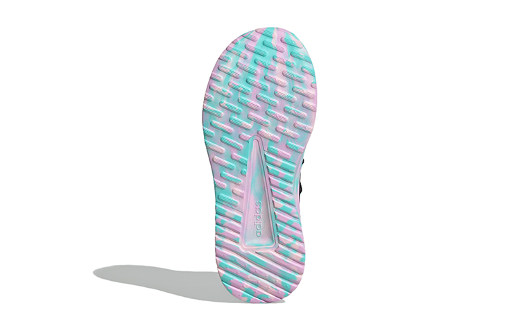 Details for (Grade School) adidas Lite Racer Adapt 5.0 J ''Schwarz Flash Aqua Camo'' IG5399