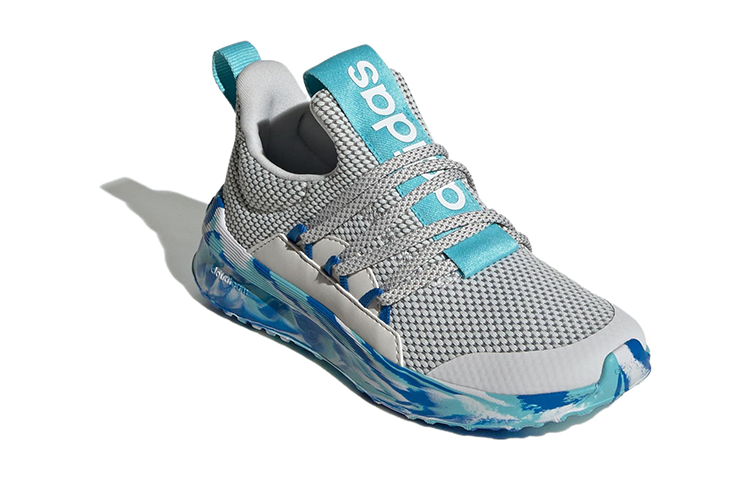 Lookbook (Grade School) adidas Lite Racer Adapt 5.0 J ''Dash Grey Bright Royal Camo'' Kinder IG2491