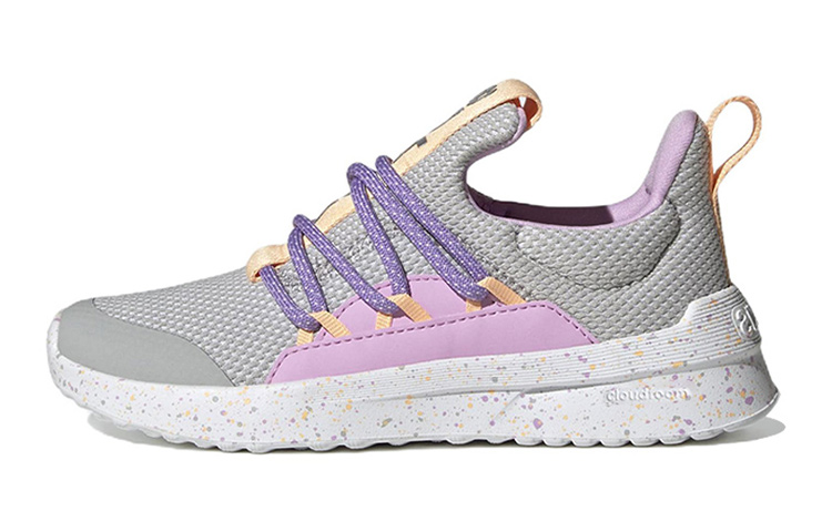 (Grade School) adidas Lite Racer Adapt 5.0 J 'Grey Lilac Orange' HQ3753