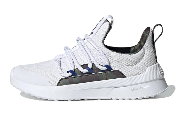 (GS) adidas Lite Racer Adapt 5 Slip-On 'White Camo'