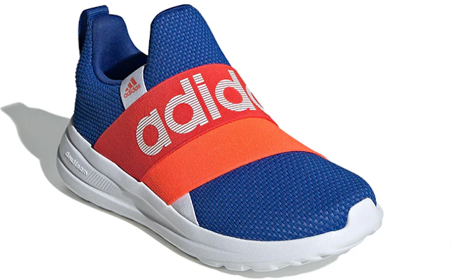 (学生版) adidas Lite Racer Adapt 6.0 J '皇家蓝 太阳红' IE7584 Lookbook (学生版) adidas Lite Racer Adapt 6.0 J '皇家蓝 太阳红' IE7584