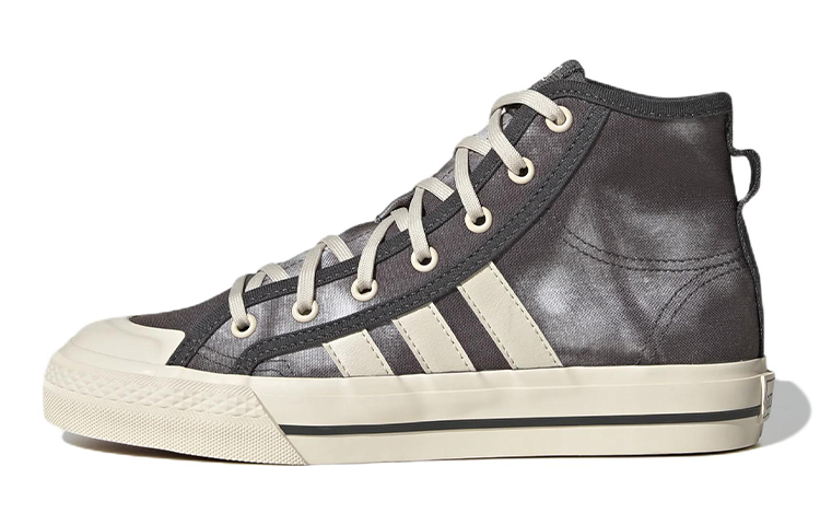 (Grade School) adidas Nizza High RF 'Acid Wash - Brown' GY7049