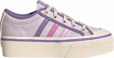 (Grade School) adidas Nizza Platform 'Almost Pink Pulse Lilac' GY7051 (Grade School) adidas Nizza Platform 'Almost Pink Pulse Lilac' GY7051