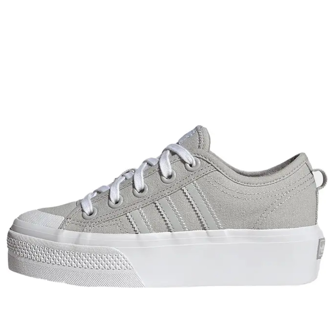 Buy (學童) adidas Nizza 厚底 '灰白' GY9932