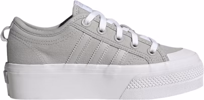(Grade School) adidas Nizza Platform 'Grey White' GY9932 (Grade School) adidas Nizza Platform 'Grey White' GY9932