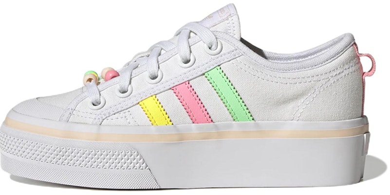 (Grade School) adidas Nizza Platform 'Multi Bright Stripes' GY9102 Buy (Grade School) adidas Nizza Platform 'Multi Bright Stripes' GY9102