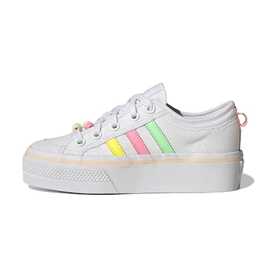 (GS) adidas Nizza Platform 'Multi Bright Stripes'