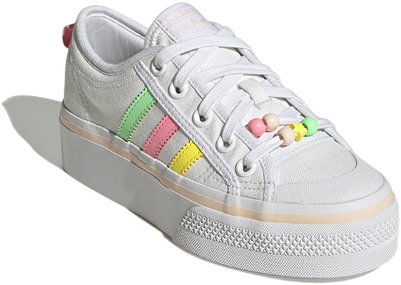 (Grade School) adidas Nizza Platform 'Multi Bright Stripes' GY9102 Lookbook (Grade School) adidas Nizza Platform 'Multi Bright Stripes' GY9102