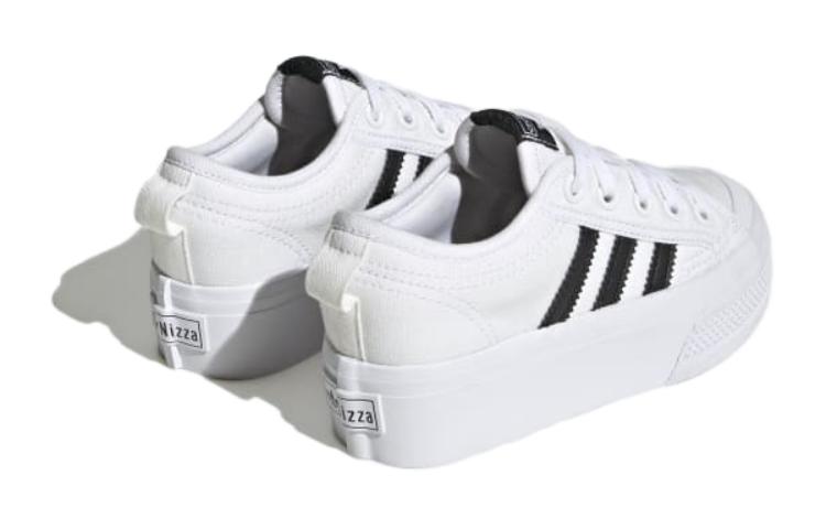 (GS) adidas Nizza Platform J 'White Black' 圖 4