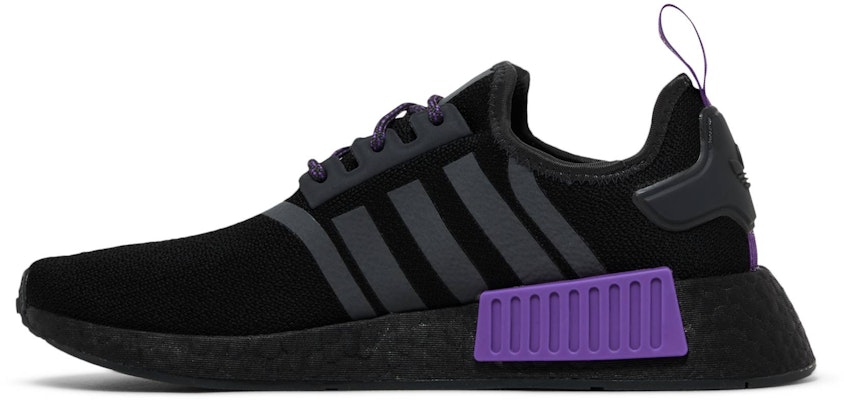 (Grade School) adidas NMD_R1 'Black Grey Active Purple' GX5694 Lookbook (Grade School) adidas NMD_R1 'Black Grey Active Purple' GX5694