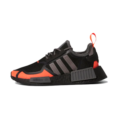 (GS) adidas NMD_R1 'Black Solar Red'