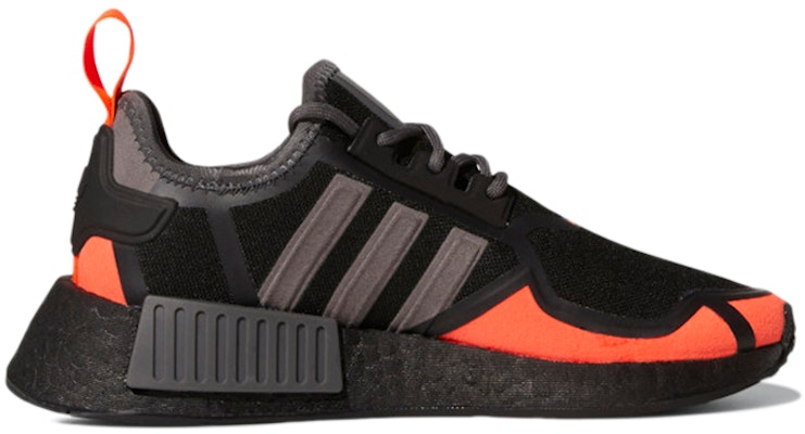 아디다스 NMD_R1 '블랙 솔라 레드' (초등학생) GV7350 Order 아디다스 NMD_R1 '블랙 솔라 레드' (초등학생) GV7350