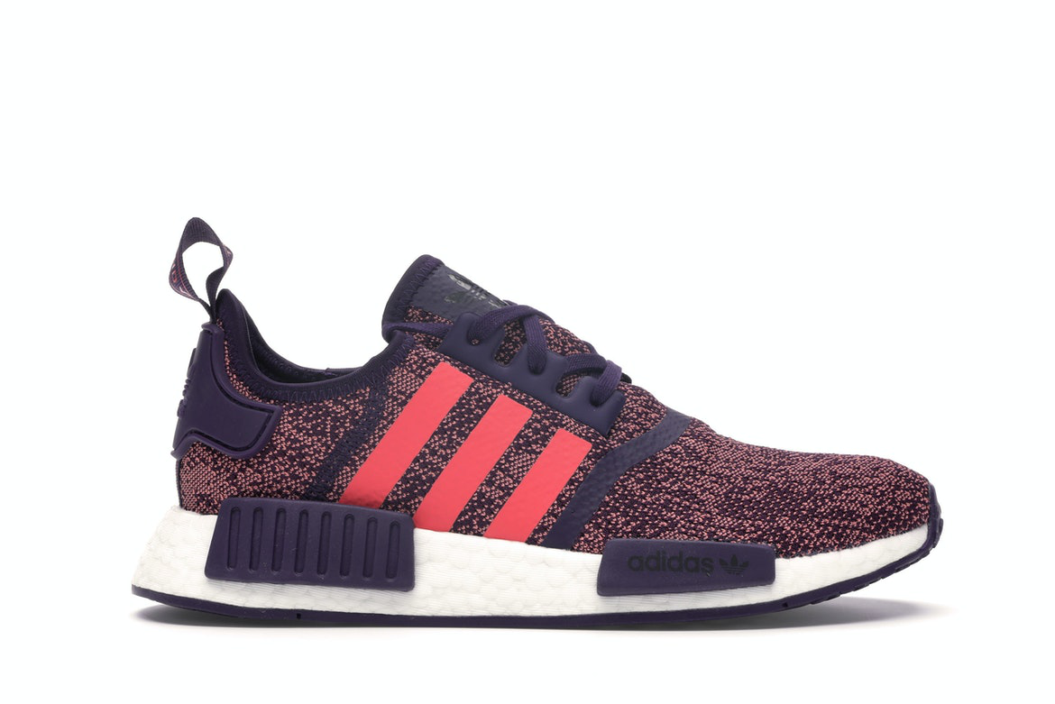 (Grade School) adidas NMD_R1 'Legend Purple Shock Red' F34421 - F34421 ...