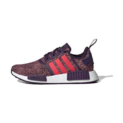 (GS) adidas NMD_R1 'Legend Purple Shock Red'