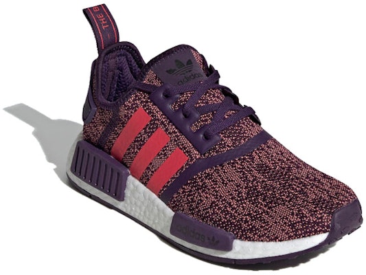 (Grade School) adidas NMD_R1 'Legend Purple Shock Red' F34421 Lookbook (Grade School) adidas NMD_R1 'Legend Purple Shock Red' F34421
