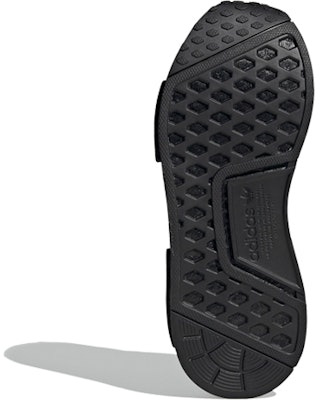 (Grade School) adidas NMD_R1 'Triple Black' FW0397 Details for (Grade School) adidas NMD_R1 'Triple Black' FW0397