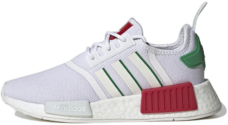 (Grade School) adidas NMD_R1 'White Green' HQ9987 Buy (Grade School) adidas NMD_R1 'White Green' HQ9987