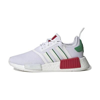 (GS) adidas NMD_R1 'White Green'