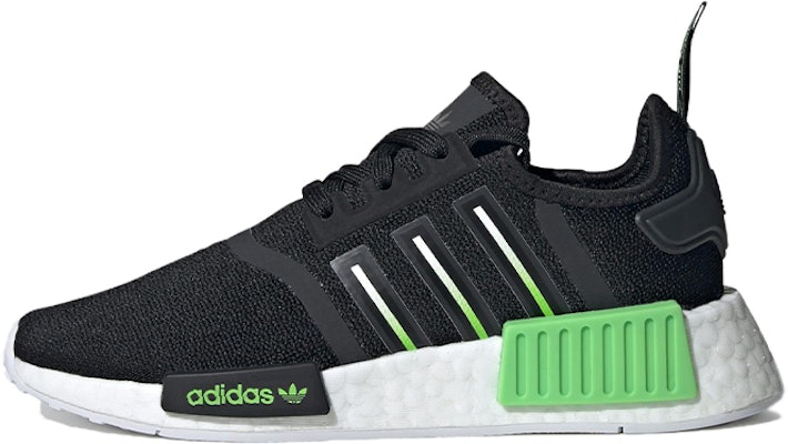 (Grade School) adidas NMD_R1 J 'Black Lucid Lime' IG9971 Buy (Grade School) adidas NMD_R1 J 'Black Lucid Lime' IG9971