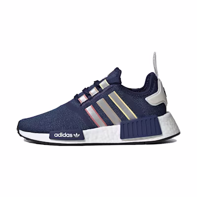 (GS) adidas NMD_R1 J 'Dark Blue Silver Metallic'