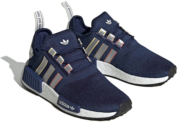 (Grade School) adidas NMD_R1 J 'Dark Blue Silver Metallic' IG3375 Lookbook (Grade School) adidas NMD_R1 J 'Dark Blue Silver Metallic' IG3375