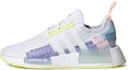Buy (Kanak-Kanak) adidas NMD_R1 Refined 'All Over Logo - Putih Kuning Pulse' H03213