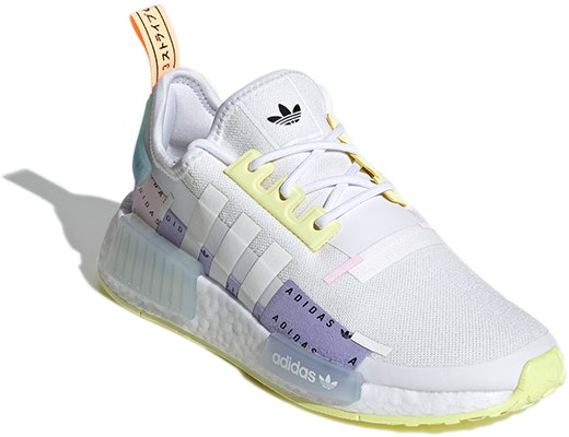 (小童) 阿迪达斯 NMD_R1 精致'全版Logo - 白色脉冲黄' H03213 Lookbook (小童) 阿迪达斯 NMD_R1 精致'全版Logo - 白色脉冲黄' H03213