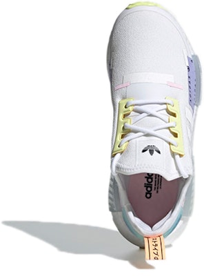 (Grade School) adidas NMD_R1 Refined 'All Over Logo - White Pulse Yellow' H03213 Purchase (Grade School) adidas NMD_R1 Refined 'All Over Logo - White Pulse Yellow' H03213