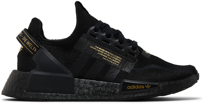 (Grade School) adidas NMD_R1 V2 'Black Gold Metallic' HP3261 Buy (Grade School) adidas NMD_R1 V2 'Black Gold Metallic' HP3261