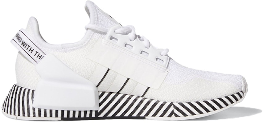 (Grade School) adidas NMD_R1 V2 'Dazzle Pack - Cloud White' FY2108 Order (Grade School) adidas NMD_R1 V2 'Dazzle Pack - Cloud White' FY2108