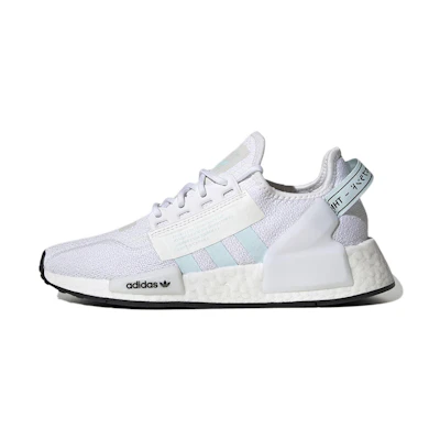(GS) adidas NMD_R1 V2 'White Almost Blue'