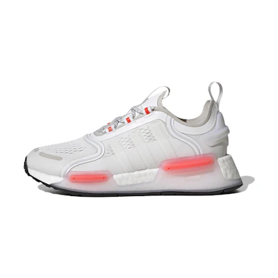 (GS) adidas NMD_R1 V3 'White Solar Red'