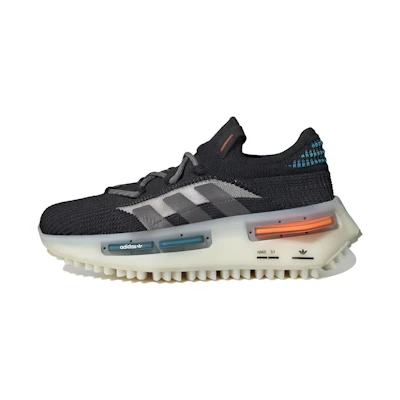 (GS) adidas NMD_S1 'Black Teal Orange'