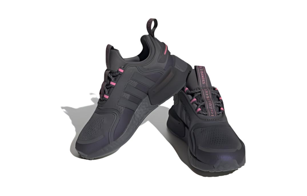 Lookbook (Sekolah Dasar) adidas NMD_V3 J 'Abu-abu Pulse Magenta' HQ1667