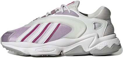 (Grade School) adidas Oztral 'Crystal White Lucid Fuchsia' GW2188 (Grade School) adidas Oztral 'Crystal White Lucid Fuchsia' GW2188