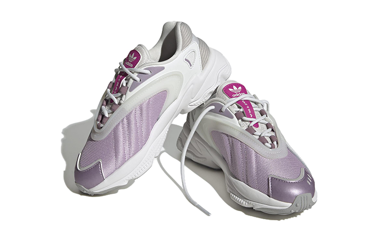 (GS) adidas Oztral 'Crystal White Lucid Fuchsia' 圖 3