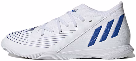 (Grade School) adidas Predator Edge.3 IN 'White Hi-Res Blue' GX2647 (Grade School) adidas Predator Edge.3 IN 'White Hi-Res Blue' GX2647