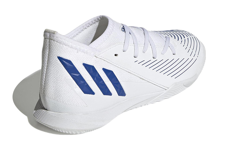 Shop (大童款) adidas Predator Edge.3 IN 'White Hi-Res Blue' GX2647