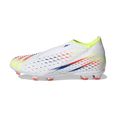 (GS) adidas Predator Edge.3 Laceless FG 'Al Rihla Pack - White'