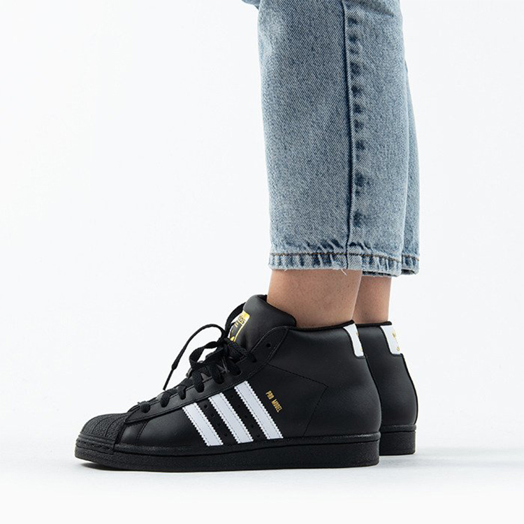 Sizing 아디다스 프로 모델 '블랙 화이트' (초등학생용) FV5725