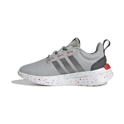 (GS) adidas Racer TR21 Big Kid 'Grey Red Speckled'