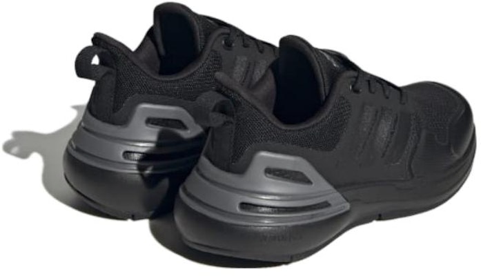 (Grade School) adidas RapidaSport Bounce J 'Black Iron Metallic' HP6125 Shop (Grade School) adidas RapidaSport Bounce J 'Black Iron Metallic' HP6125