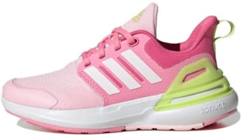 (Grade School) adidas RapidaSport Bounce J 'Clear Pink Solar Yellow' ID2385 (Grade School) adidas RapidaSport Bounce J 'Clear Pink Solar Yellow' ID2385