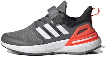 (Grade School) adidas RapidaSport Bounce Strap J 'Grey Solar Red' HP2753 (Grade School) adidas RapidaSport Bounce Strap J 'Grey Solar Red' HP2753