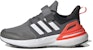 (Kanak-Kanak) adidas RapidaSport Bounce Strap J 'Kelabu Solar Merah' HP2753