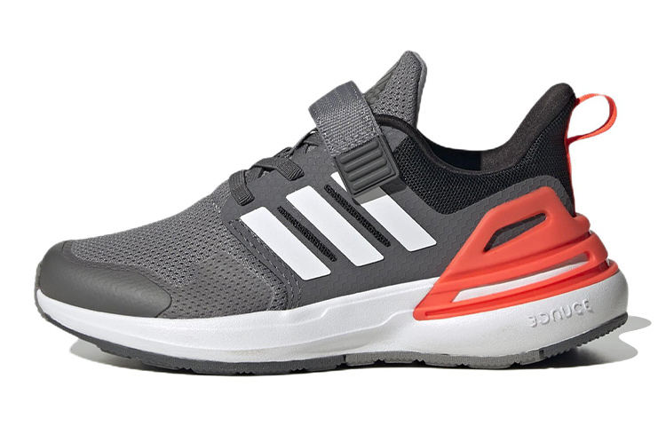 (Grade School) adidas RapidaSport Bounce Strap J 'Grey Solar Red' HP2753